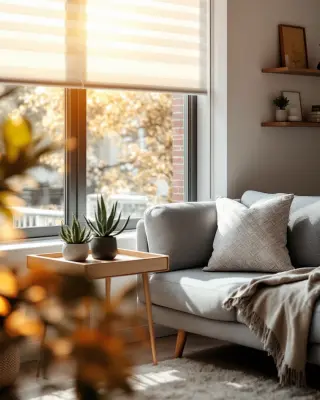 roleta dzien-noc w salonie